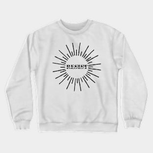 "Resist" written in a classic tattoo style Crewneck Sweatshirt